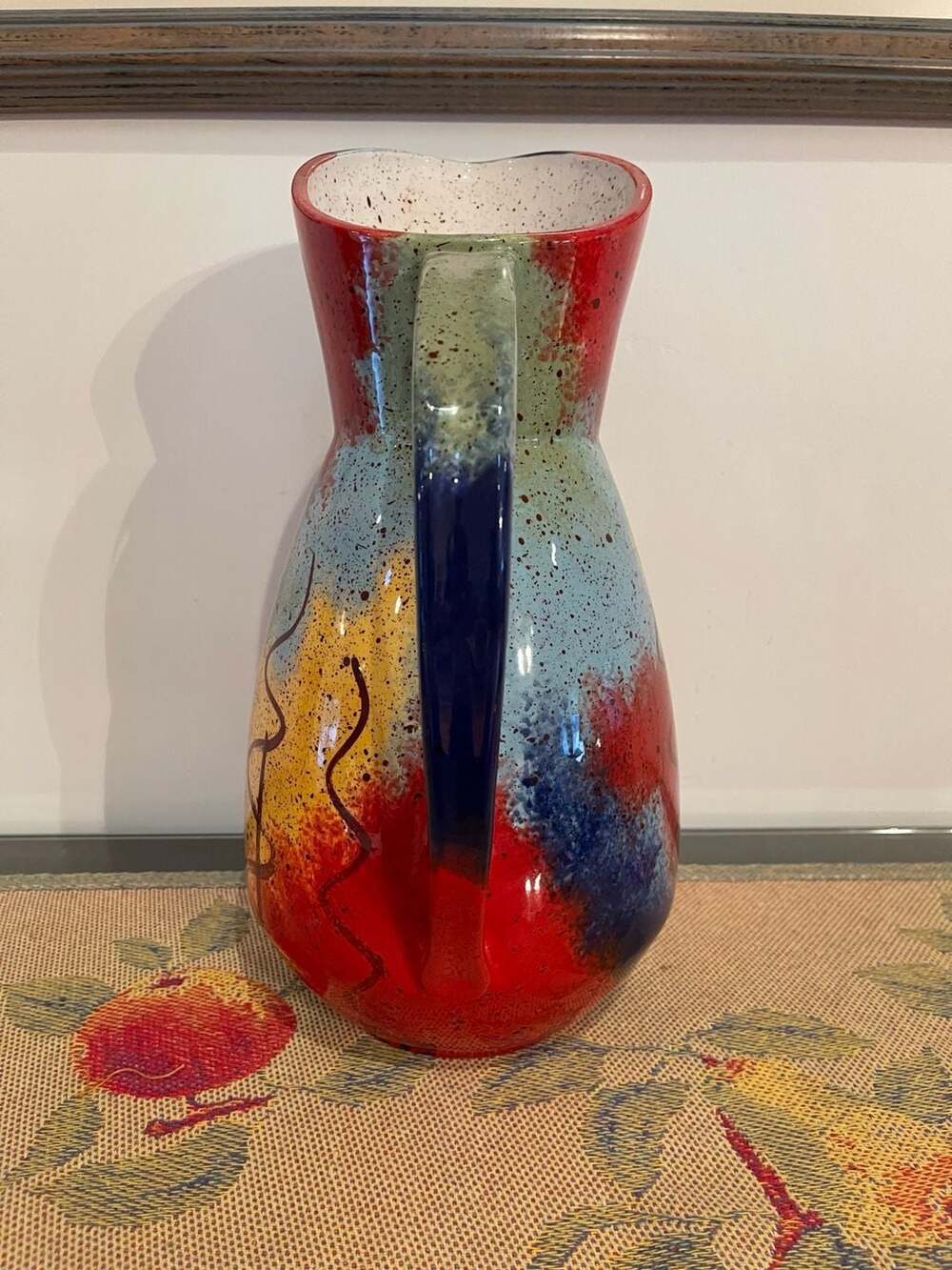 Pfaltzgraff Sedona 72oz Hand Painted Ceramic Pitcher - Picture 2 of 10